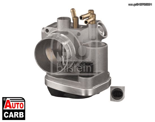 Πεταλούδα Γκαζιού FEBI BILSTEIN 100773 για AUDI A3 1996-2015, SEAT ALTEA 2004-, SEAT CORDOBA 1993-2002