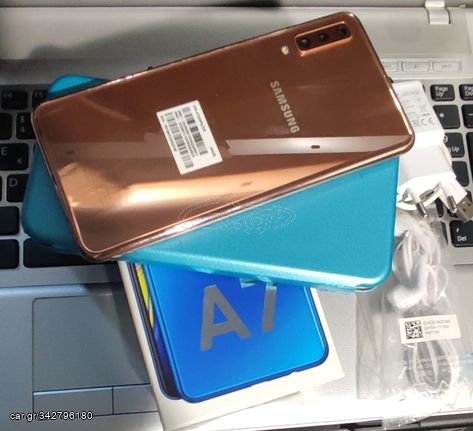Samsung A7 4/64 Gold Δίκαρτο Super amoled Οθόνη !!