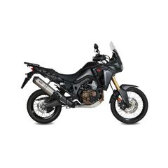 Τελικο Εξατμισης Mivv Oval Carbon Cap Muffler Titanium Honda Crf1000L Africa Twin