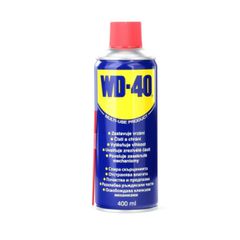 WD40 ΑΝΤΙΣΚΩΡΙΑΚΟ 400ML   Το WD-40 Multi-Use Product προστατεύει τα μέταλλα από τη σκουριά και τη διάβρωση, διεισδύει στα κολλημένα εξαρτήματα, εκτοπίζει την υγρασία και λιπαίνει σχεδόν τα πάντα. Αφαι
