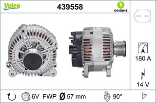 Δυναμό SEAT EXEO, EXEO ST; SKODA SUPERB II, YETI; VW CC B7, CRAFTER 30-50, MULTIVAN T5, PASSAT ALLTRACK B7, PASSAT B6, PASSAT B7, TRANSPORTER T5 1.4-3.6 08.03-12.17