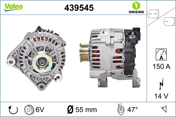 Δυναμό BMW 1 (E87), 3 (E90), 3 (E91), 3 (E92), 3 (E93), 5 (E60), 5 (E61), 7 (E65, E66, E67) 2.0D/2.5D/3.0D 06.02-12.13
