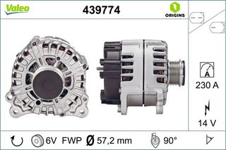 Δυναμό PORSCHE CAYENNE, PANAMERA; VW TOUAREG 3.0D/3.0H/4.2 01.10-