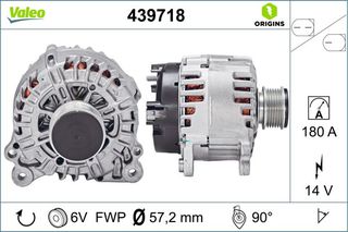 Δυναμό SEAT ALHAMBRA; SKODA SUPERB II; VW CC B7, GOLF VI, PASSAT ALLTRACK B7, PASSAT B6, PASSAT B7, SHARAN 1.6D/2.0D 06.08-12.22