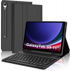 Θήκη Πληκτρολογίου/ Υποδοχή Γραφίδας & Keyboard Samsung Galaxy Tab S9 11'' SM-X710/X716B Black