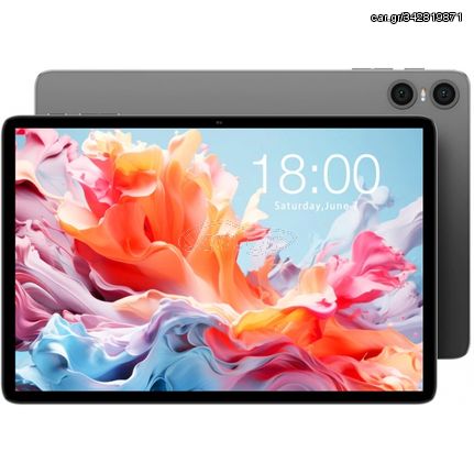 TECLAST tablet P30T, 10.1  HD, 4/128GB, Android 14, 6000mAh, γκρι P30T-BK.( 3 άτοκες δόσεις.)