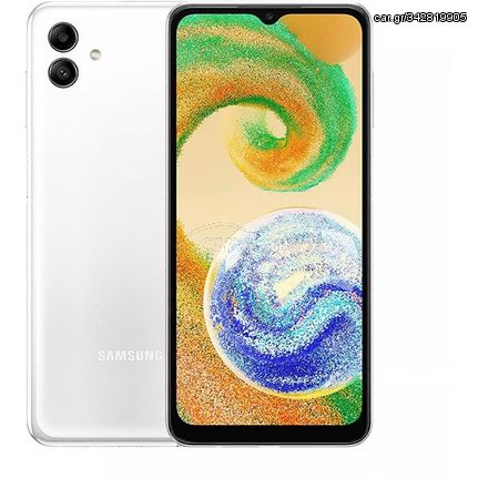 Samsung SM-A045F/DS Galaxy A04 4G Dual Sim 6.5  3GB/32GB Λευκό NON EU.( 3 άτοκες δόσεις.)