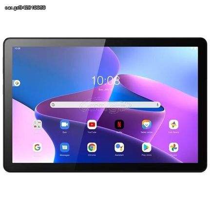 LENOVO Tablet M10 G3 10.1  WUXGA/Unisoc T610/4GB/64GB eMMC/ARM Mali-G52/Clear Case/LTE/Android 11/2Y CAR/Storm Grey ZAAF0090GR.( 3 άτοκες δόσεις.)