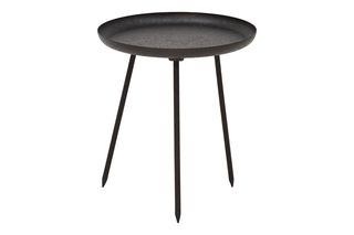 Βοηθητικό τραπέζι "FLAZ" από μέταλλο σε μαύρο χρώμα Φ36.5x40.5