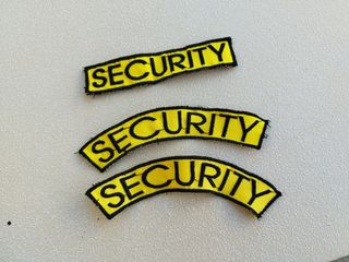 Σετ Κεντητά σήματα SECURITY 3 τεμάχια -thumb-1