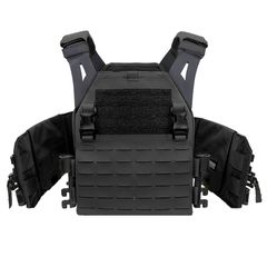 WARRIOR ASSAULT Φορέας Πλακών - LOW PROFILE LASER CUT CARRIER V1 - BLACK - WLCLPCV1BLK