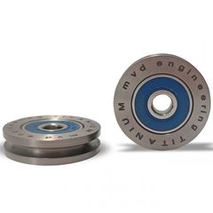 MVD Invert Roller Wheels Titanium (Ζεύγος)