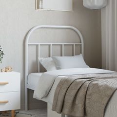 vidaXL Ανταλλακτικό κεφαλάρι Λευκό 75 εκ. Μεταλλικό