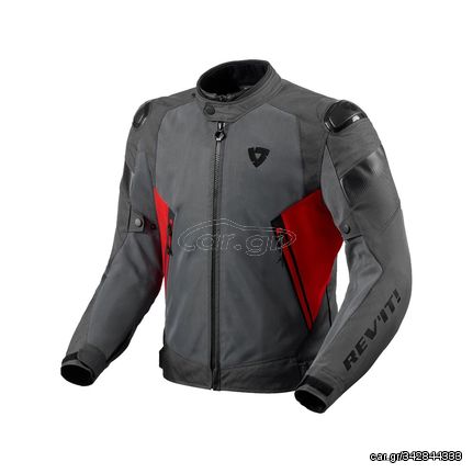 ΜΠΟΥΦΑΝ ΚΑΛΟΚΑΙΡΙΝΟ JACKET CONTROL AIR H2O GREY-RED FJT360| REV'IT