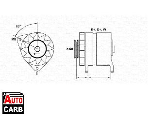 Δυναμό MAGNETI MARELLI 054022197010 για LAND ROVER RANGE 1969-1996