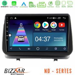 Bizzar ND Series 8Core Android13 2+32GB Renault Clio 2005-2012 Navigation Multimedia Tablet 9″