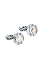 MASERATI CUFFLINK JM121ATK14 Ασημένια Μανικετόκουμπα