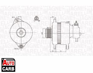 Δυναμό MAGNETI MARELLI 063731900010 για OPEL ASTRA 2004-2014, OPEL COMBO 2001-2011, OPEL CORSA 2000-2012