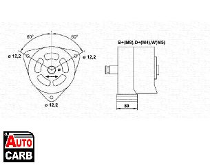 Δυναμό MAGNETI MARELLI 943357256010 για DAF 65 1993-1998, MAN F90 1986-1997, MERCEDES-BENZ NG 1973-1998