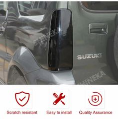 SHINEKA Lamp Hoods For Suzuki Jimny 2007-2017 ABS Car Rear Bumper Taillight Guards Decoration Cover Sticker Exterior Accessories