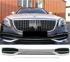 Σετ εξαρτήματα προφυλακτήρα εμπρός Front Bumper Parts Mercedes S-Class W222 Facelift Sedan (2017-2020) Chrome Maybach Design