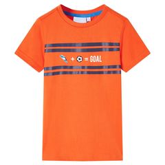 Μπλουζάκι Παιδικό Σκούρο Πορτοκαλί 104