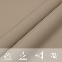 vidaXL Πανί Σκίασης Τετράγωνο Taupe 2,5 x 2,5 μ. από Ύφασμα Oxford-thumb-6