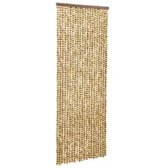 vidaXL Σήτα - Κουρτίνα Πόρτας Μπεζ / Καφέ 56 x 185 εκ. από Σενίλ-thumb-2