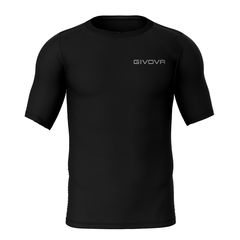 Givova Elastic Short Sleeve Shirt MAE011 Black