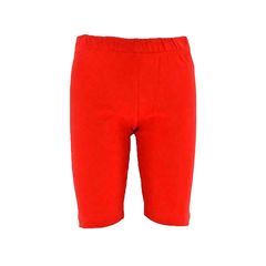 Joyce Girl's Basic Biker Shorts 3032 Red