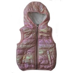 Joyce Zipper Vest Jacket 219104 Pink