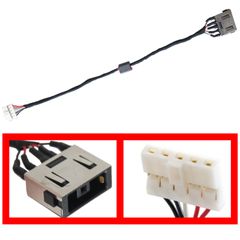 Βύσμα Τροφοδοσίας DC Power Jack Socket για Laptop Lenovo G70-70 - Model/Type : 80HW 5C10G89487 G70A DC30100LM00 DC30100LI00 με καλωδιοταινία 17cm 5pins ( Κωδ.3427 )