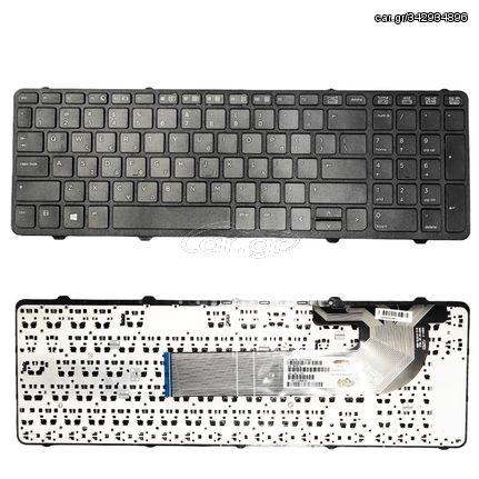 Πληκτρολόγιο laptop HP	Probook 450 768787-091 GR Keyboard(Κωδ.40057GR)