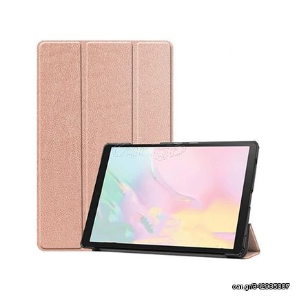 Θήκη Βιβλίο - Σιλικόνη Flip Cover Tri-Fold για Samsung Galaxy Tab A9+ 11" EF-BX210TLEGWW Ροζ χρυσό