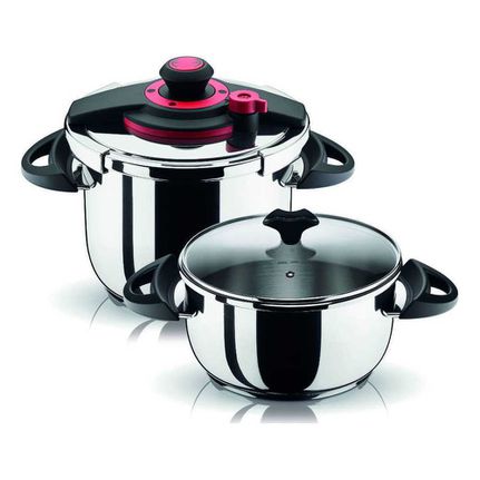 Σετ Χύτρες Ταχύτητος Pyramis Optimum Plus Set Quattro 4.5lt + 8lt