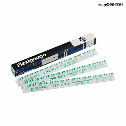 Flexigauge green, measure range 0.025mm-0.076mm