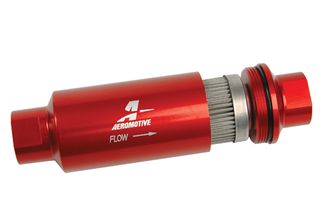 100 Micron ORB-10 Red Fuel Filter