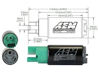 AEM 340LPH E85-COMPATIBLE HIGH FLOW IN-TANK FUEL PUMP-thumb-1