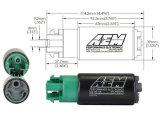 AEM 340LPH E85-COMPATIBLE HIGH FLOW IN-TANK FUEL PUMP-thumb-1
