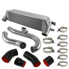 Brand New Performance Intercooler with Pipe Kit Fit for Ford Mustang Ecoboost 2.3L 2015-2022 Silver