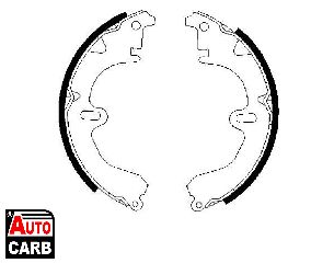 Σετ Σιαγονων Φρενων BOSCH 0986487203 για TOYOTA CAMRY 1982-1993, TOYOTA CARINA 1983-1997, TOYOTA CELICA 1985-1994