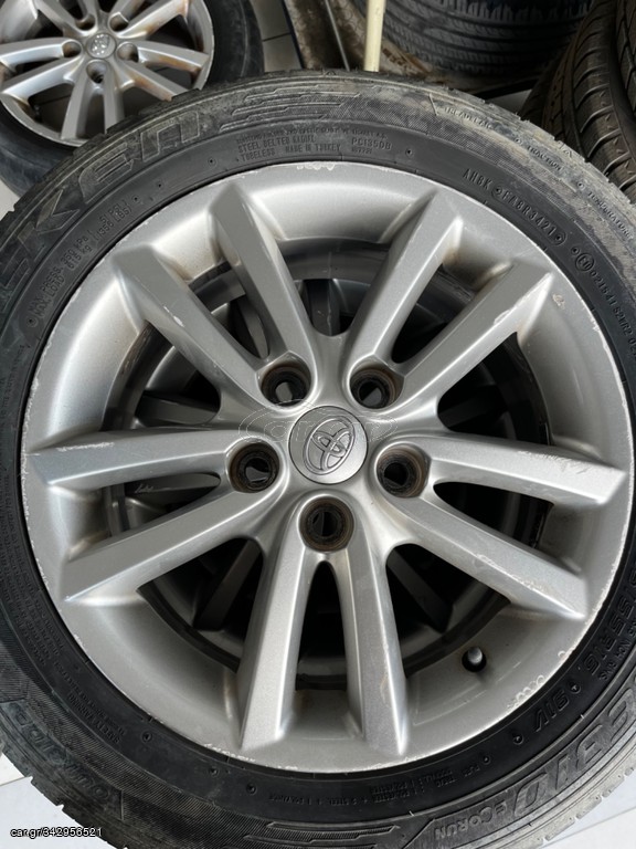 ΠΩΛΟΥΝΤΑΙ ΖΑΝΤΕΣ ΓΝΗΣΙΕΣ TOYOTA 5x114,3 16” ΜΑΖΙ ΜΕ ΛΑΣΤΙΧΑ 205/55R16 FALKEN DOT21