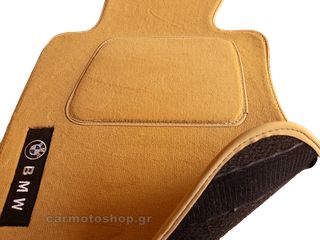 Πατάκια Μοκέτα BMW E90 E91 E92 E93 Σήματα Μπροστινά-thumb-3