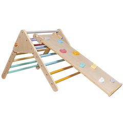 Σετ τρίγωνο Pikler και ράμπα διπλής όψης - eliNeli