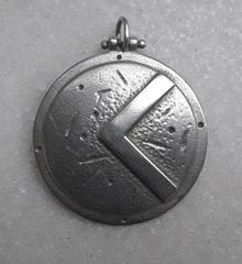 Spartan Shield Sterling Silver 925 Pendant