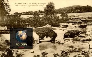 Καρτποσταλ (1917-18) Βέροια - ένα γραφικό γεφύρι - KARAFERIA Un Pont pittoresque - no. 11