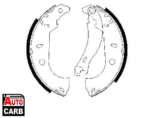 Σετ Σιαγονων Φρενων BOSCH 0986487255 για ALFA ROMEO 145 1994-2001, ALFA ROMEO 146 1994-2001, FIAT FIORINO 1988-2001