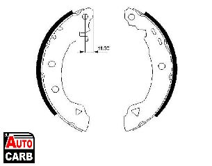 Σετ Σιαγονων Φρενων BOSCH 0986487295 για ALFA ROMEO 145 1994-2001, ALFA ROMEO 146 1994-2001, ALFA ROMEO 33 1983-1994