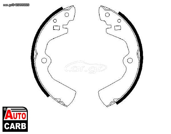 Σετ Σιαγονων Φρενων BOSCH 0986487300 για NISSAN AVENIR 1997-2006, NISSAN BLUEBIRD 1983-1992, NISSAN LAUREL 1984-1990