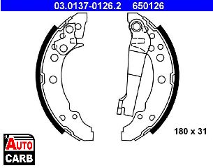 Σετ Σιαγονων Φρενων ATE 03013701262 για AUDI 80 1978-1987, AUDI COUPE 1980-1988, SEAT AROSA 1997-2004